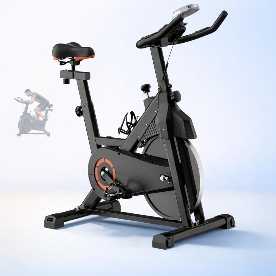 Home Exercise Bike with Silent - đánh giá và giá Brake Pads Bike